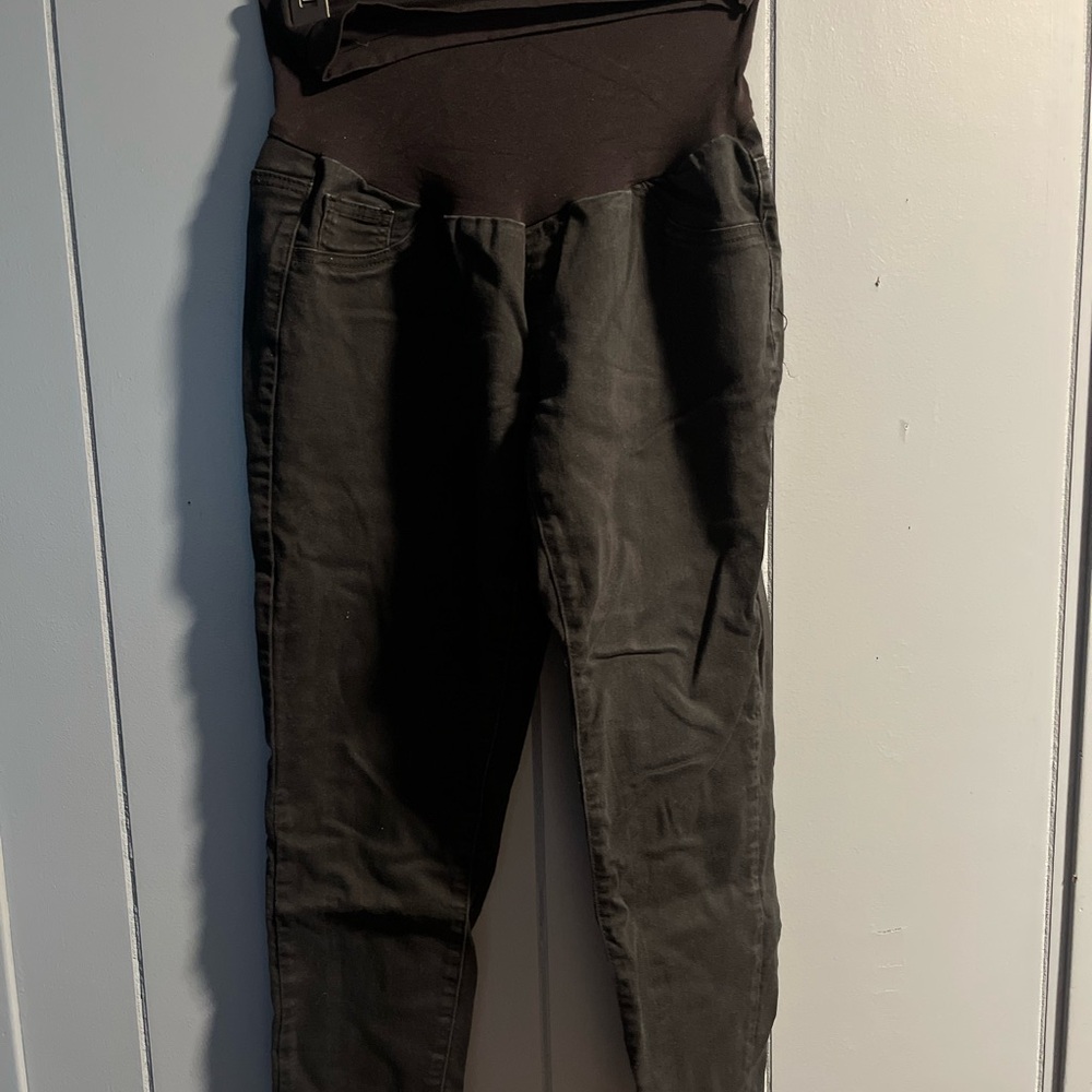 Maternity Straight Leg Jeans - Black